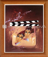 Hereky - cyklus Filmov klapka (46x56 cm, s rmem 59x69 cm)
