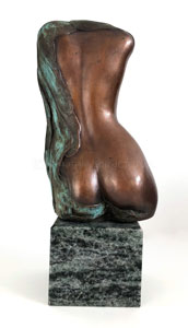 Torzo na mramoru (bronz, vka 26 cm)