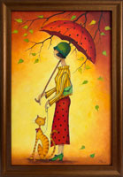 Spolu v podzimn�m v�tru (30x45 cm, 36x51 cm s r�mem)