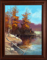 Podzimn� odpoledne (30x40 cm, 38x48 cm s r�mem)