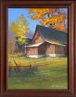 Podzimn� podve�er (30x40 cm, 38x48 cm s r�mem)