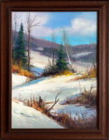 Zimn� den (30x40 cm, 38x48 cm s r�mem)