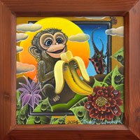 �as na ban�n (30x30 cm, s r�mem 38x38 cm)