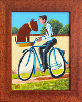 Dva ho�i na cest�ch (15x20 cm, 20x25 cm s r�mem)