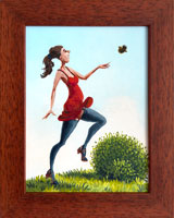 Neobvykle vesel� d�ma (15x20 cm, 20x25 cm s r�mem)